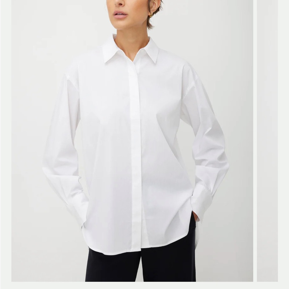 White Button-Up Shirt